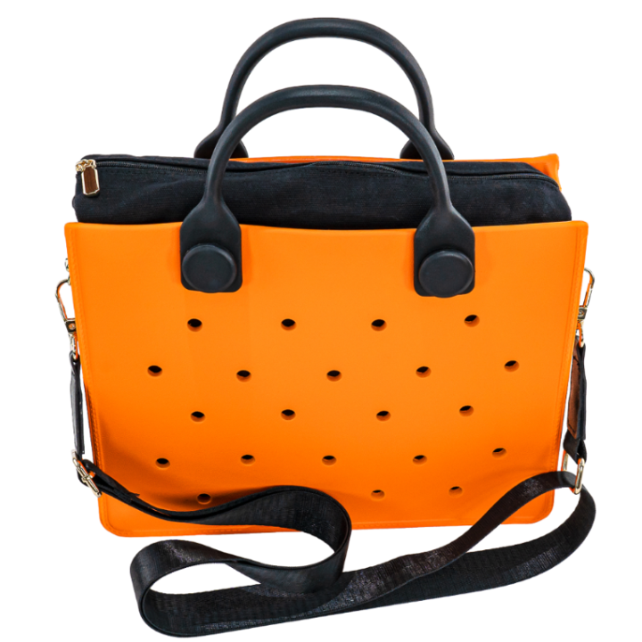 EVA Croc Bag with Shoulder Strap - Lightweight Tote Handbag