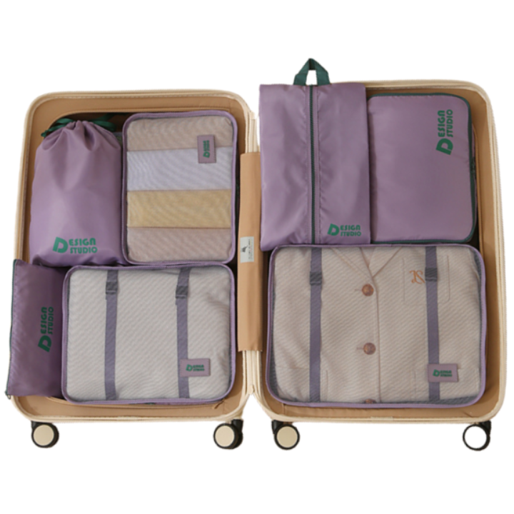 Design Studio - 7 Piece Travel Packing Organizer Set