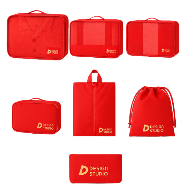 Design Studio - 7 Piece Travel Packing Organizer Set
