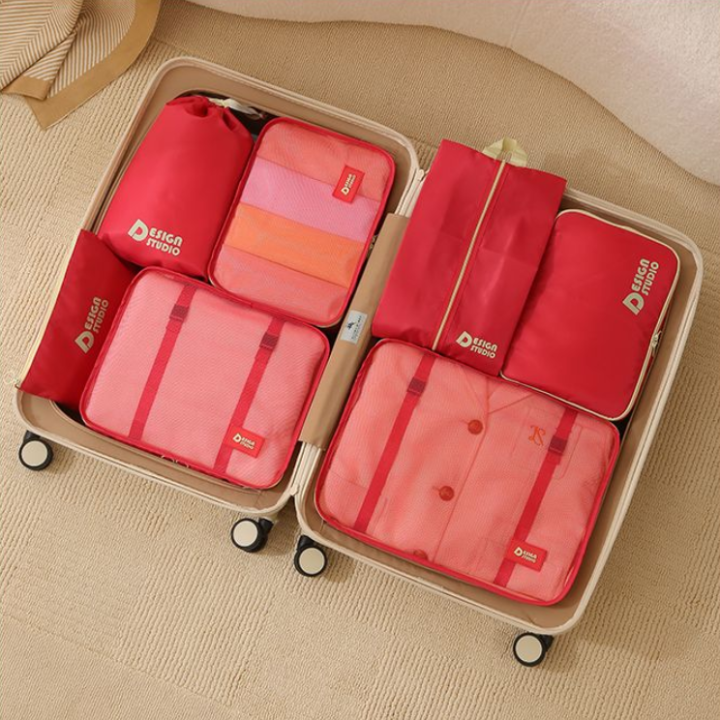 Design Studio - 7 Piece Travel Packing Organizer Set