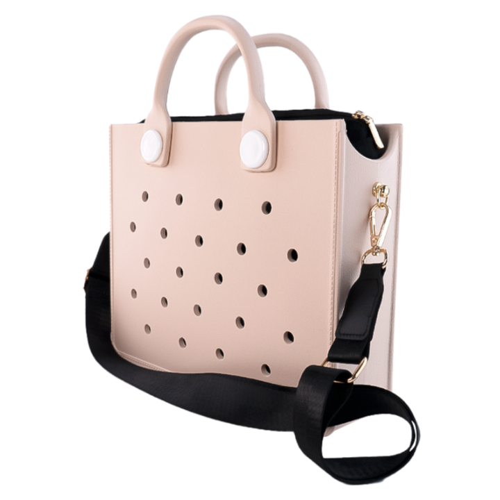 EVA Croc Bag with Shoulder Strap - Lightweight Tote Handbag