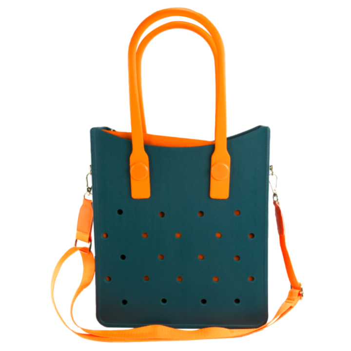 Zaizai EVA Croc Tote Bag with Adjustable Strap