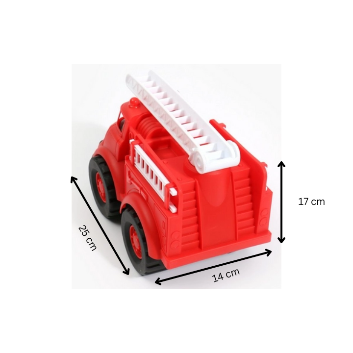 Fire Engine Bricks Truck for Kids - Rescue Vehicle Toy