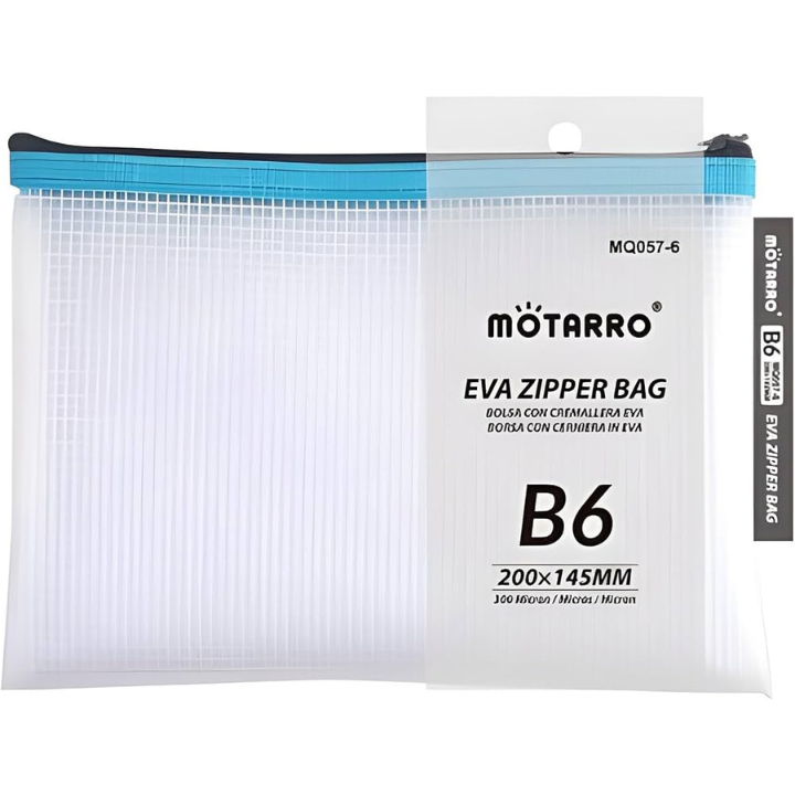 Motarro EVA Zipper Document & Stationery Bag – Waterproof Storage Pouch (Multiple Sizes)