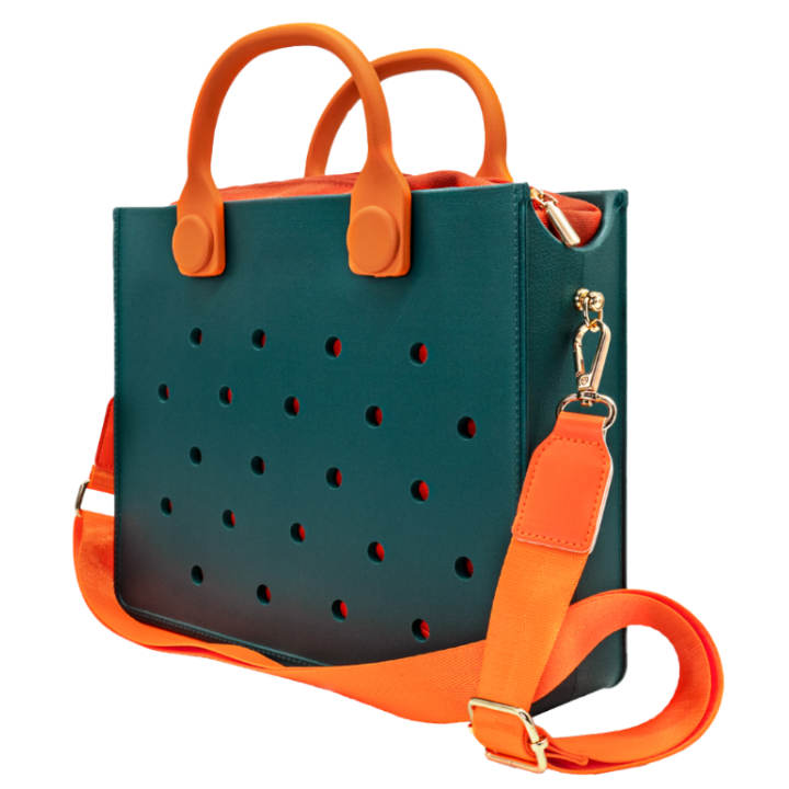 EVA Croc Bag with Shoulder Strap - Lightweight Tote Handbag