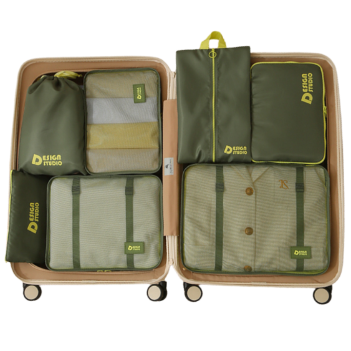 Design Studio - 7 Piece Travel Packing Organizer Set