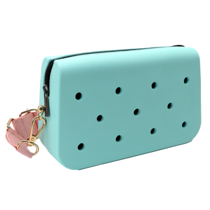 Coco EVA Croc Crossbody Bag - Lightweight Waterproof Shoulder Bag