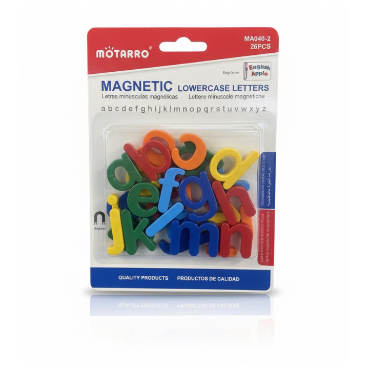 Motarro Magnetic Lowercase Alphabet Letters Set - 26-Piece Educational Toy