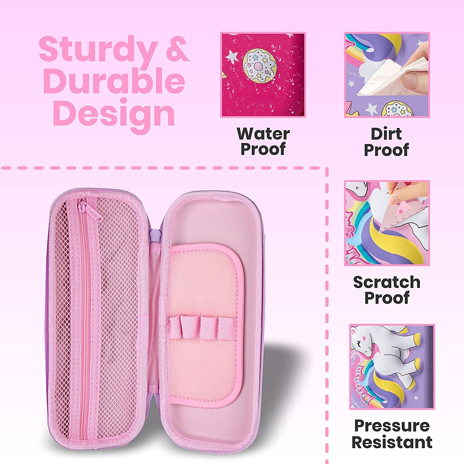 Unicorn Pencil Case - Magical School Accessory