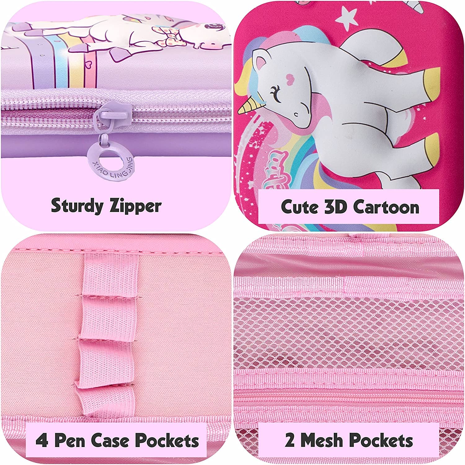 Unicorn Pencil Case - Magical School Accessory