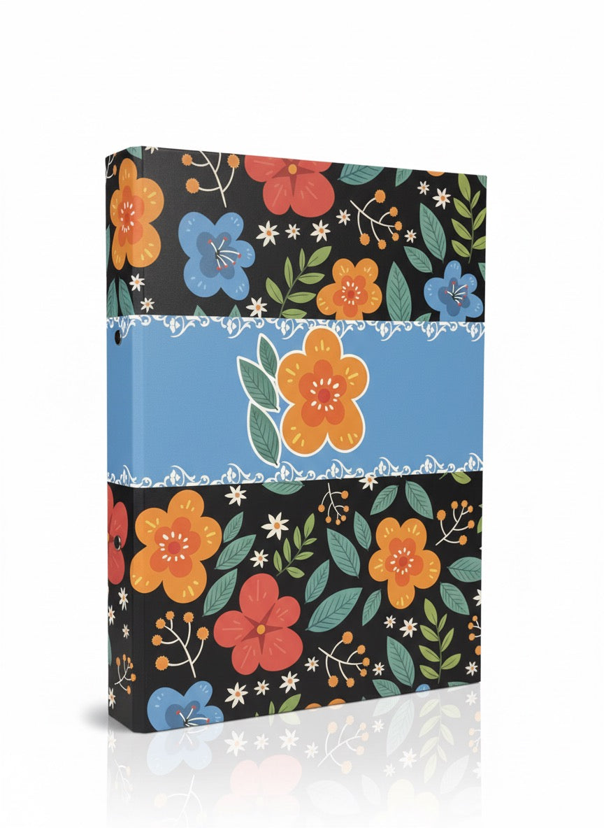 Vibrant Student Folder - Trendy Multi-Colour File for School & College