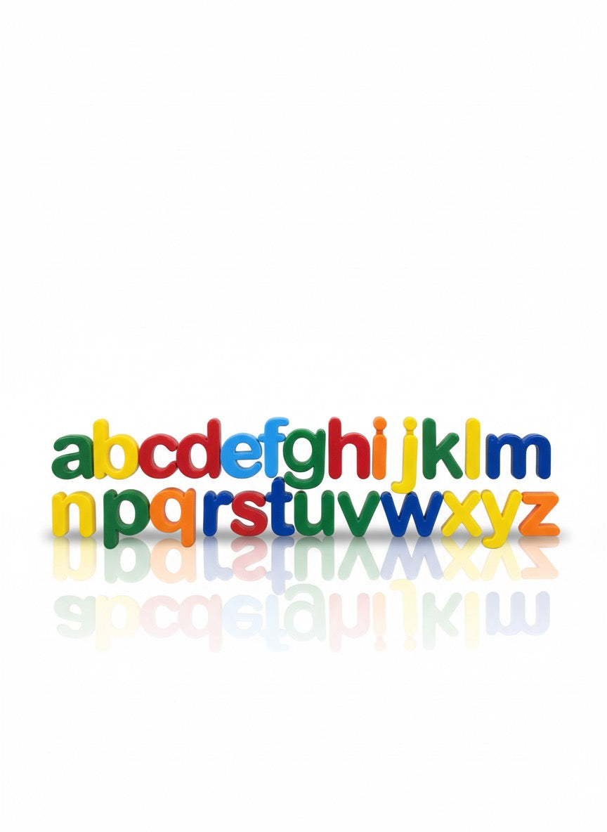 Motarro Magnetic Lowercase Alphabet Letters Set - 26-Piece Educational Toy