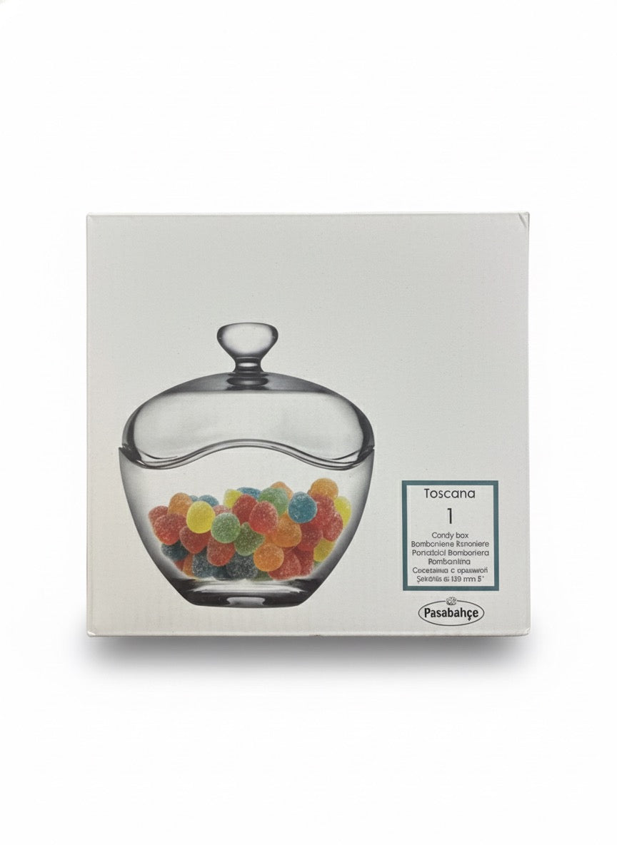 Toscana 13cm Glass Candy Bowl - Elegant Durable Serving & Storage Bowl