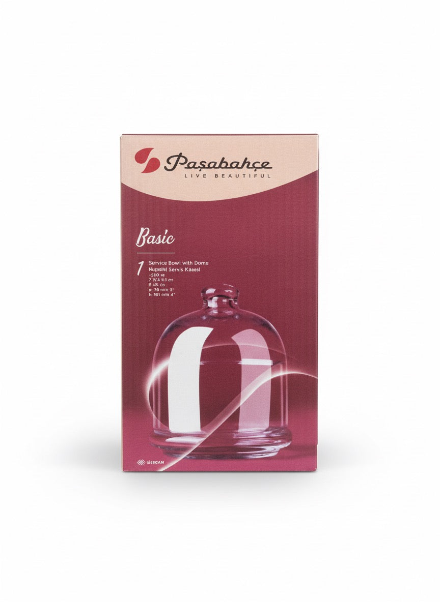 Pasabahce Clear Glass Jam Jar 90mm with Lid - Storage, Preserving & Gifting Jar