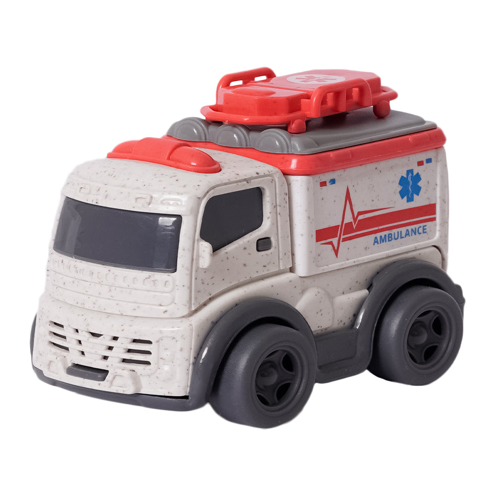 Emergency Vehicle Toy Set – Fire Truck & Ambulance (Eco-Friendly Materials)