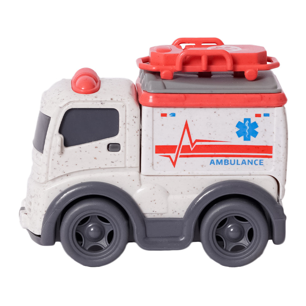 Emergency Vehicle Toy Set – Fire Truck & Ambulance (Eco-Friendly Materials)