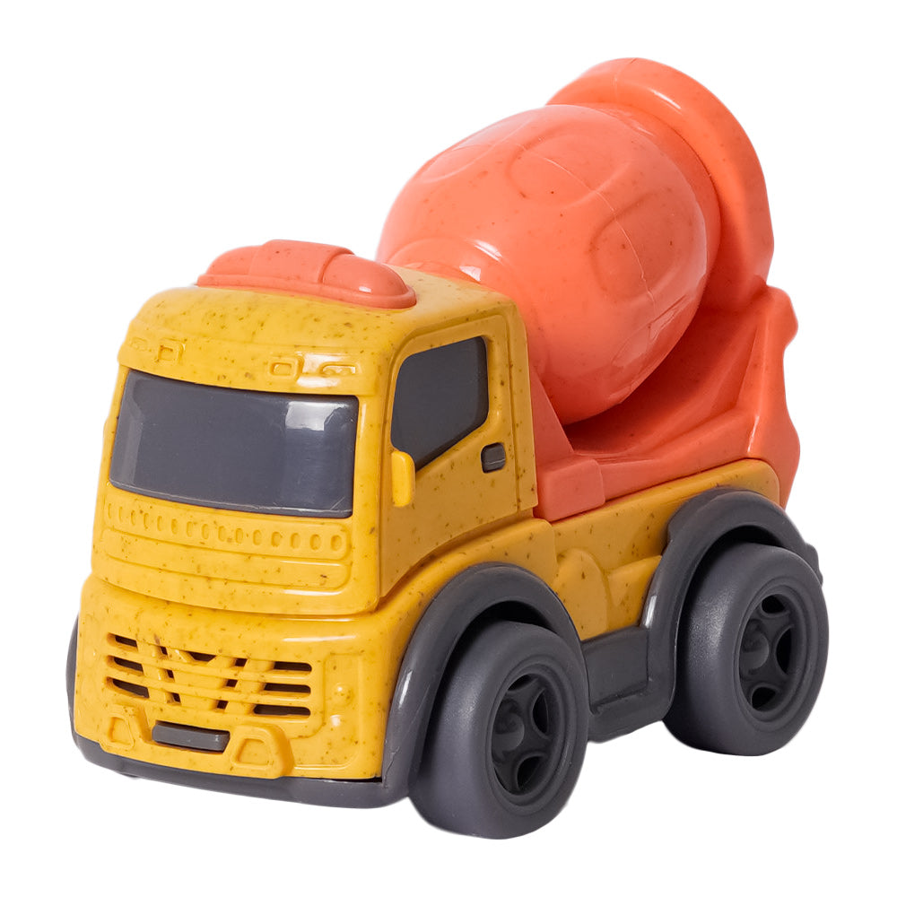 Construction Vehicle Toy Set – Dump Truck with Crane & Sand Mixer (Eco-Friendly Materials)