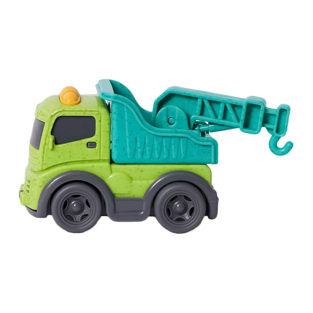 Construction Vehicle Toy Set – Dump Truck with Crane & Sand Mixer (Eco-Friendly Materials)