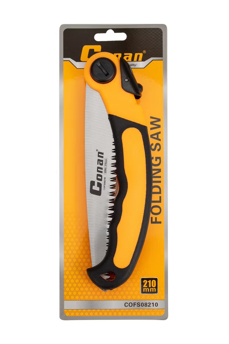 Conan 210mm Folding Pruning Hand Saw SK5 Steel Wood Cutting Tool