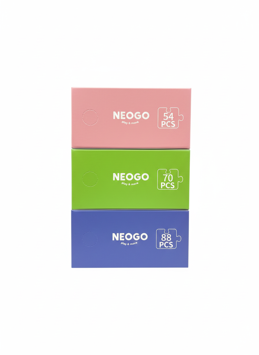 Neogo Fairy Princess 3 in 1 Puzzle Set 54, 70 & 88 Pieces Fun Educational Toy