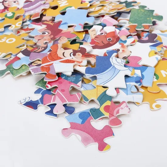 Neogo Princess Party 200-Piece Puzzle for Kids Fun Educational Toy Gift