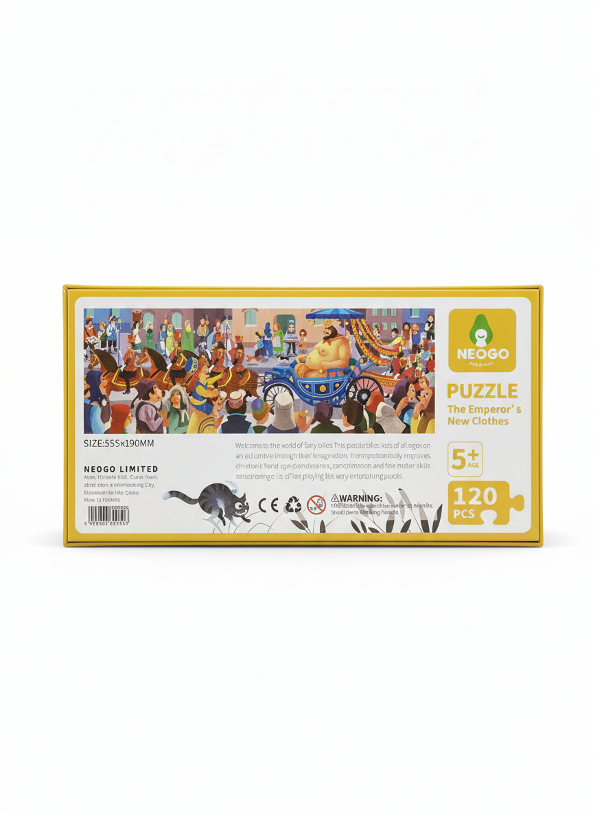 Neogo The Emperor's New Clothes 120-Piece Puzzle Fun and Educational Jigsaw