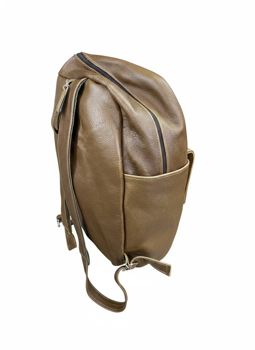 ZUVA Brown Backpack | Ideal for Moms & Dads | Diaper Bag, Travel & Everyday Use | Satchel