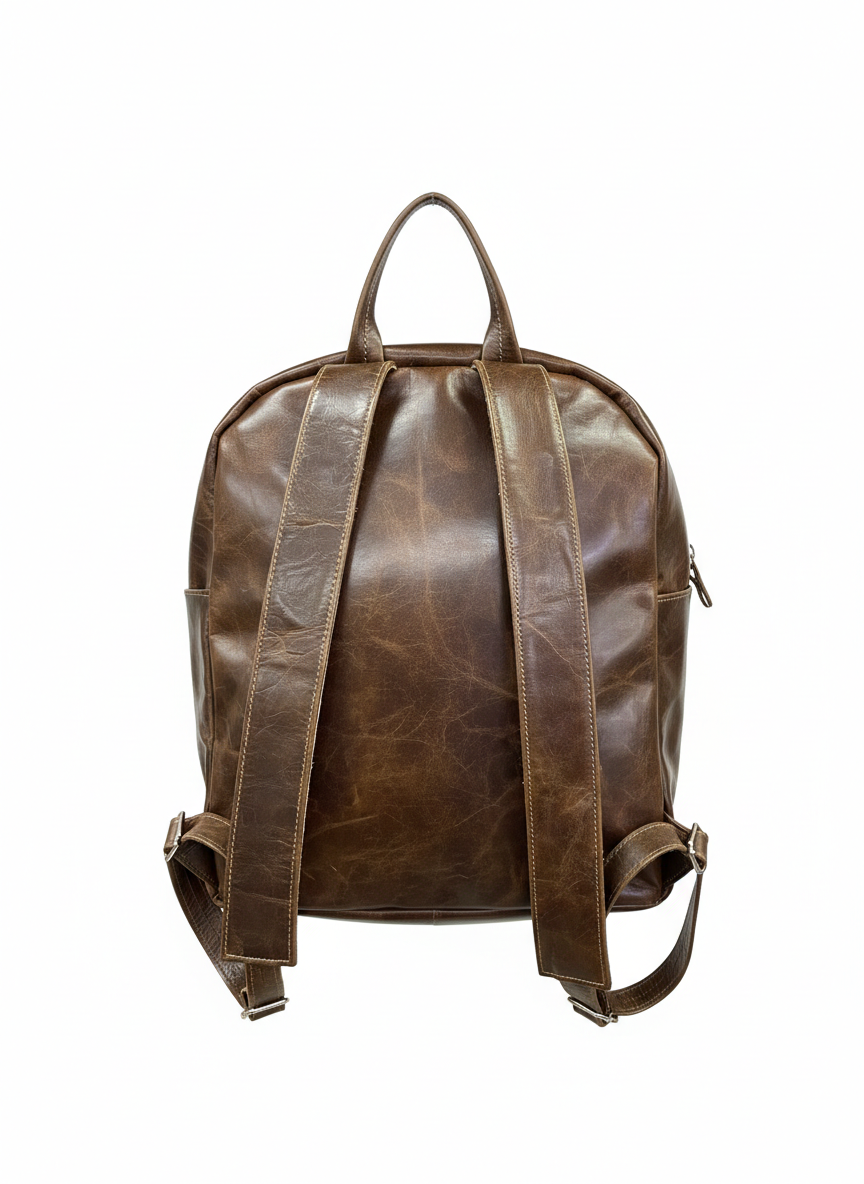 ZUVA Brown Backpack | Ideal for Moms & Dads | Diaper Bag, Travel & Everyday Use | Satchel