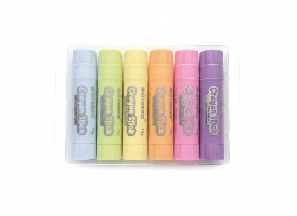 Motarro Retractable Crayon Sticks | Quick-Drying | Colouring | Drawing