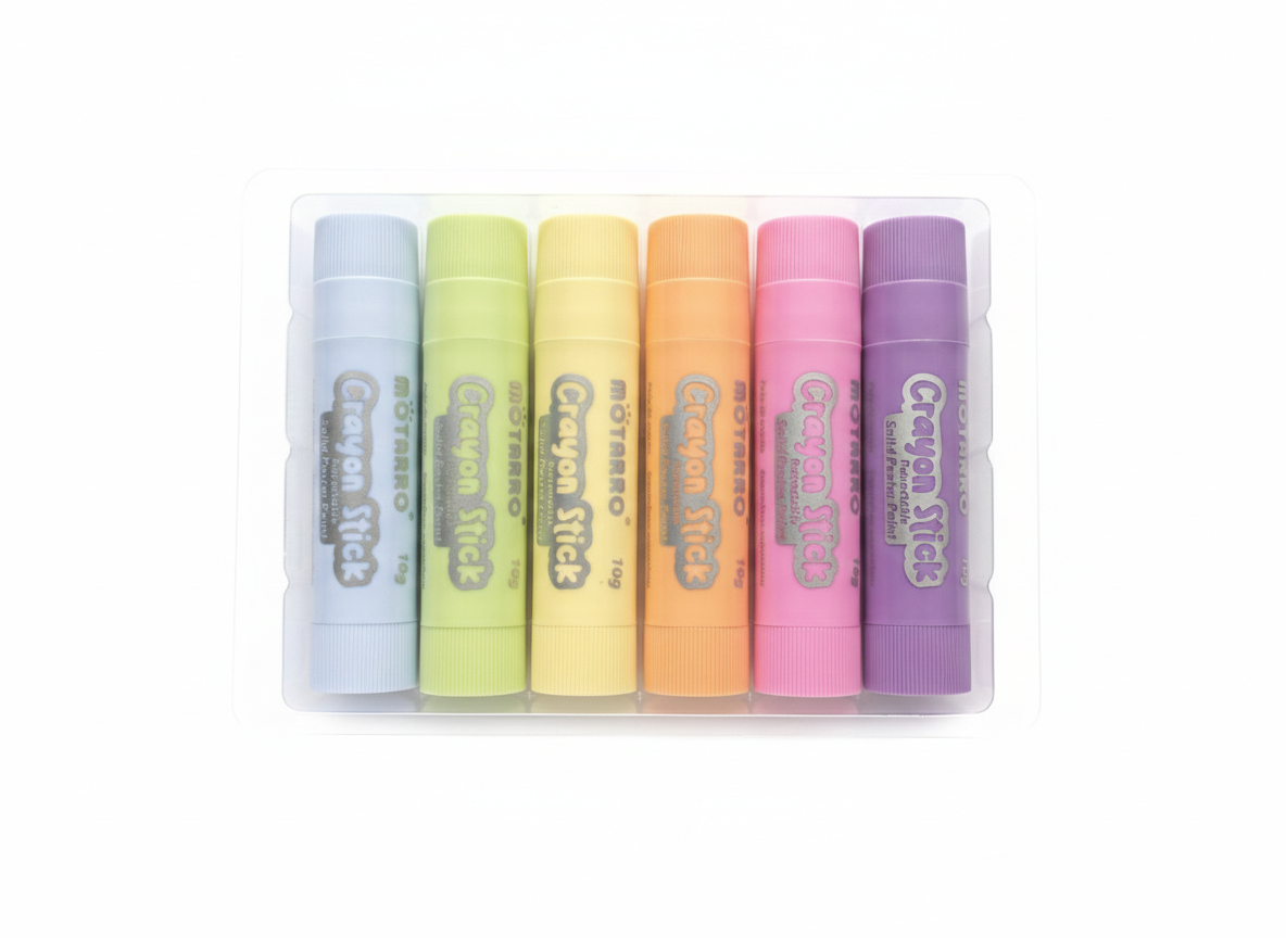 Motarro Retractable Crayon Sticks | Quick-Drying | Colouring | Drawing