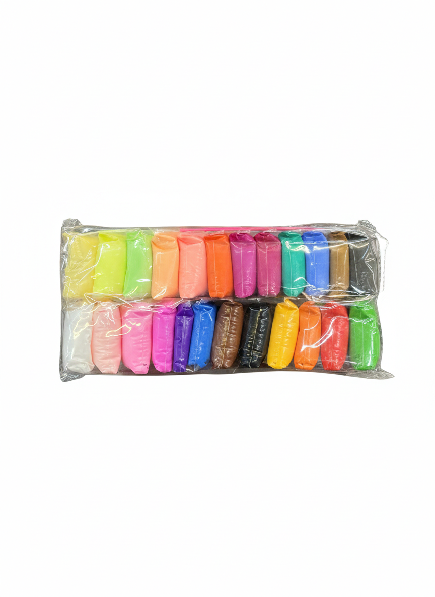 Motarro 24-Piece Air Clay Set – Non-Toxic Modelling Clay for Kids’ Art & Craft