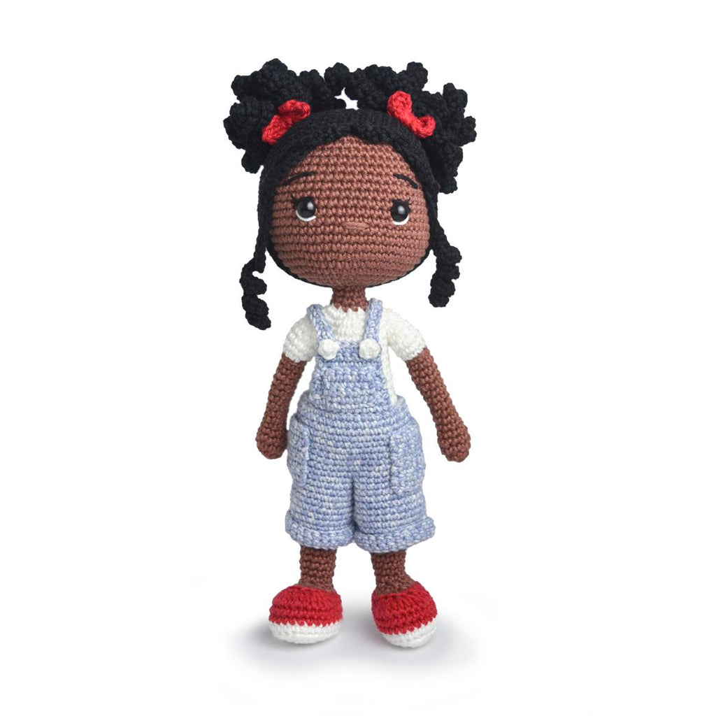 Circulo Amigurumi Kit – Sophie Crochet Doll DIY Set with Cotton Yarn & Safety Eyes