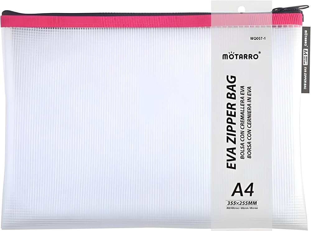 Motarro EVA Zipper Document & Stationery Bag – Waterproof Storage Pouch (Multiple Sizes)