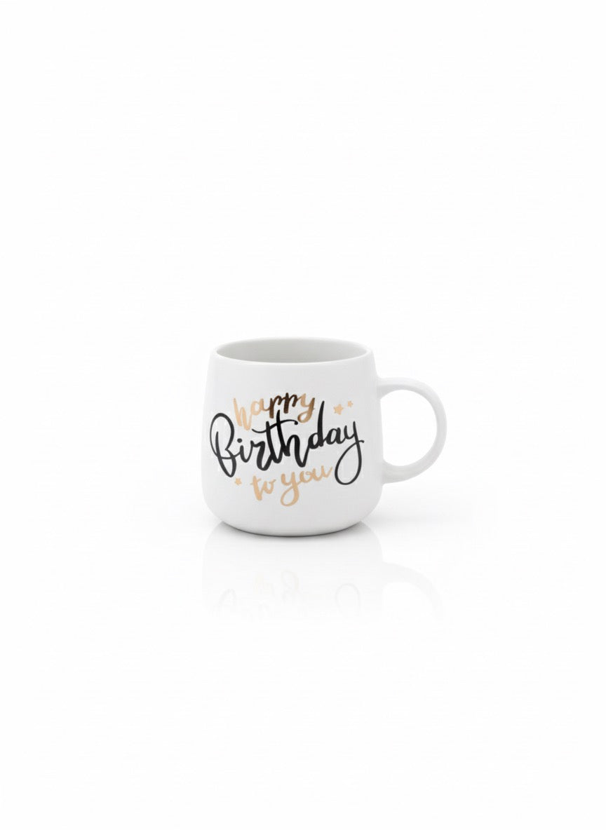 Happy Birthday Mug - Gift Boxed Ceramic Cup