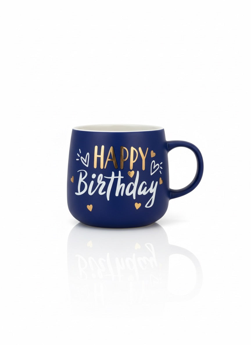 Happy Birthday Mug - Gift Boxed Ceramic Cup