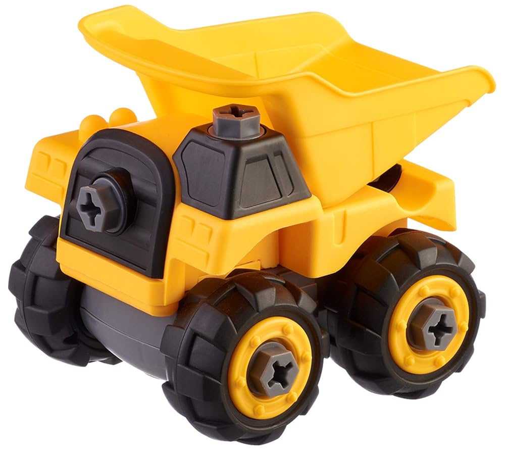 Okkid DIY-1007R Build & Play Dump Truck - Fun Construction Toy for Kids