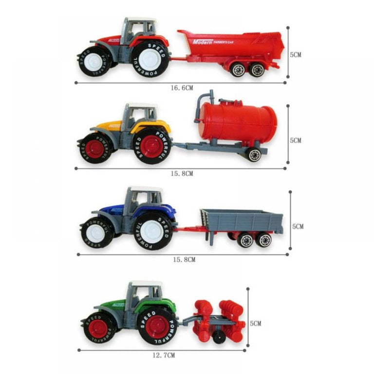 Farm Series Die-Cast - Tractor and Trailer