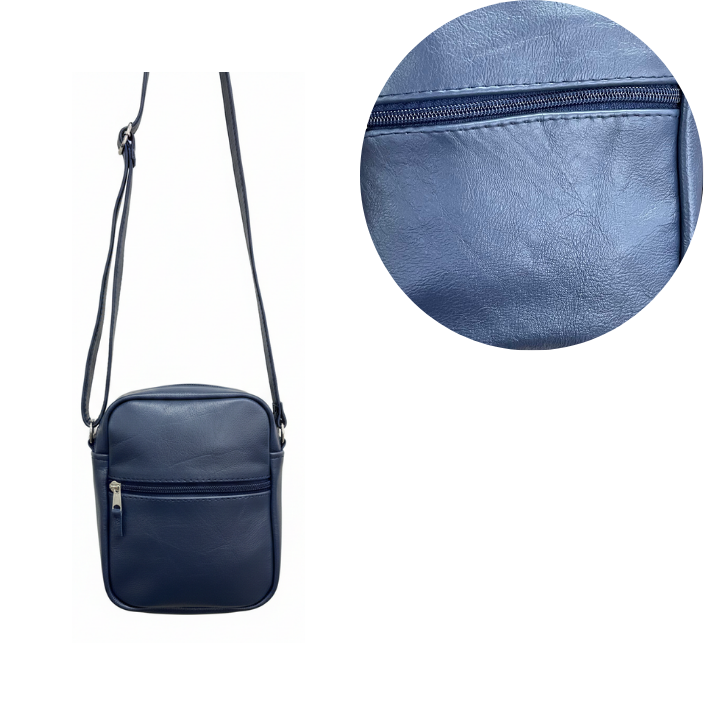 ZUVA Genuine Leather Sling Bag for Men and Women | Compact Crossbody Bag