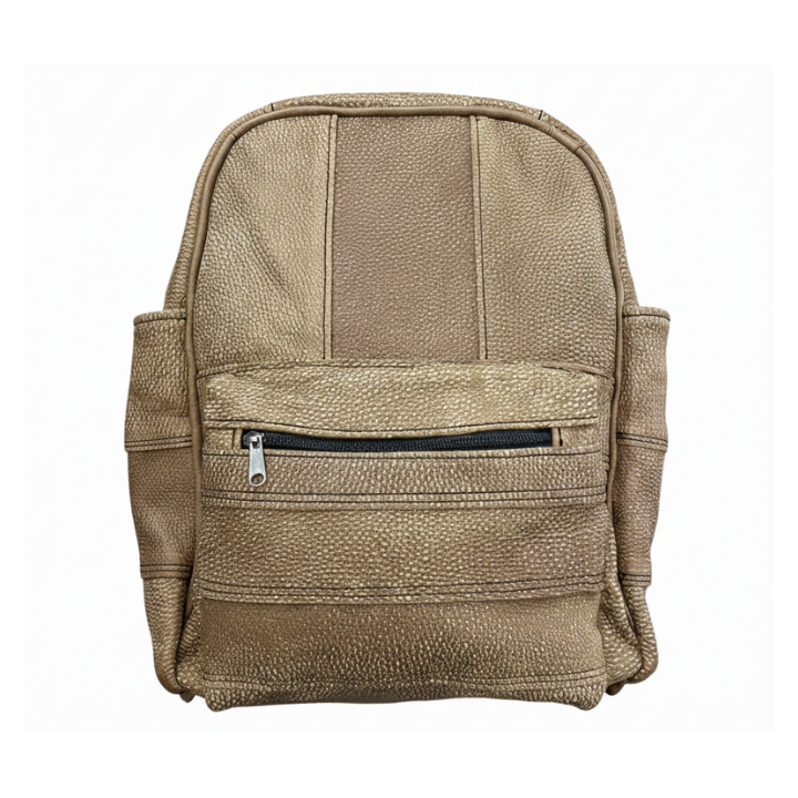ZUVA Premium Brown Leather Backpack for Men & Women - Durable Travel & Work Bag