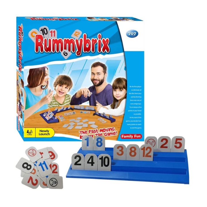 RummyBrix Board Game - Build, Match and Win!