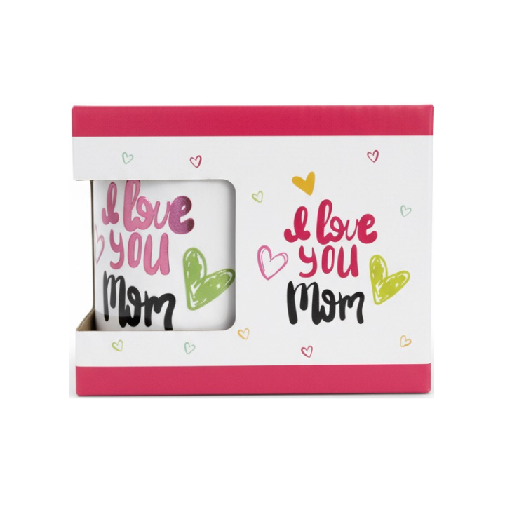 I Love You Mom Coffee Mug - Perfect Gift for Mom