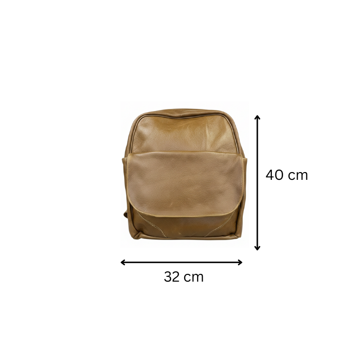 ZUVA Brown Backpack | Ideal for Moms & Dads | Diaper Bag, Travel & Everyday Use | Satchel