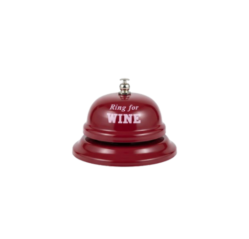 Ring Service Call Bell - Wine, Drink, Chocolate & Beer Table Bell for Service