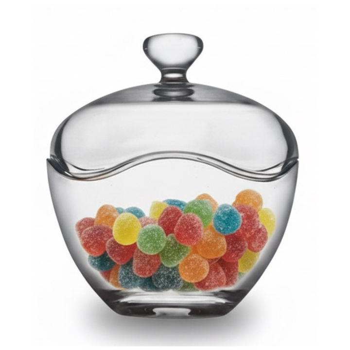 Toscana 13cm Glass Candy Bowl - Elegant Durable Serving & Storage Bowl