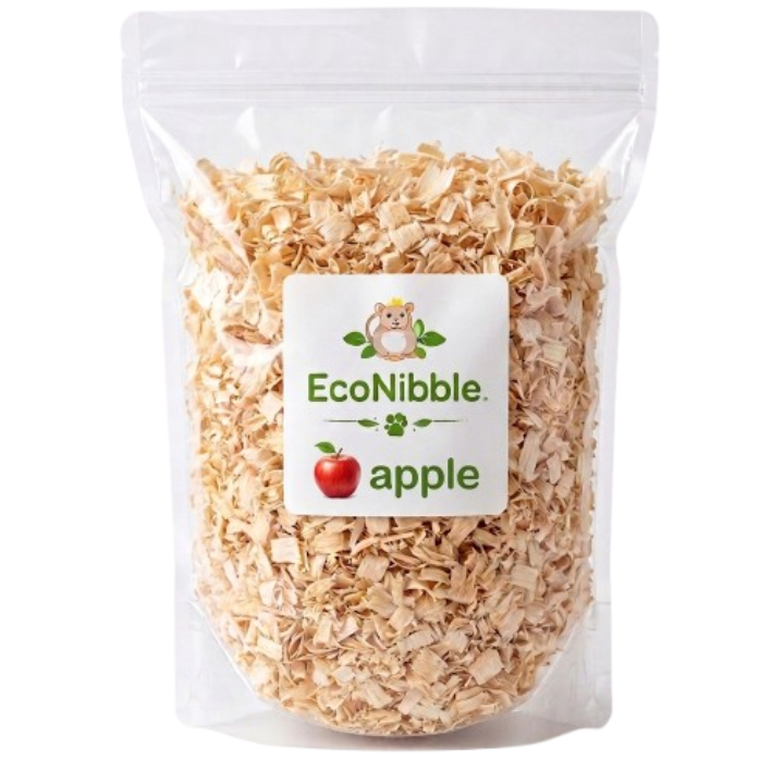 EcoNibble Wood Shavings 1kg – Natural Bedding for Hamsters & Small Pets (Original, Lemon, Rose, Apple, Lavender)