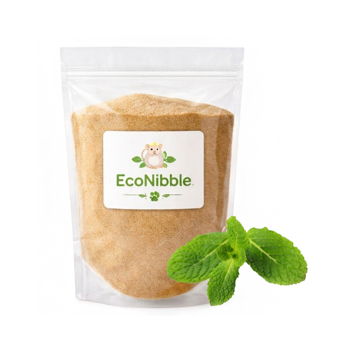 EcoNibble Hamster Bathing Sand 500g – Natural Dust Bath for Clean, Healthy Fur (Lemon, Rose, Apple, Mint, Strawberry, Lavender)