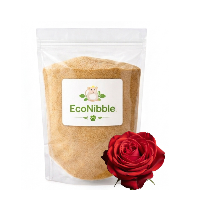 EcoNibble Hamster Bathing Sand 500g – Natural Dust Bath for Clean, Healthy Fur (Lemon, Rose, Apple, Mint, Strawberry, Lavender)