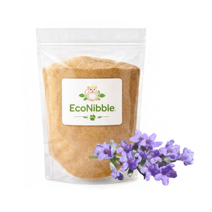 EcoNibble Hamster Bathing Sand 500g – Natural Dust Bath for Clean, Healthy Fur (Lemon, Rose, Apple, Mint, Strawberry, Lavender)