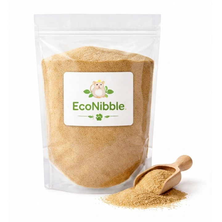 EcoNibble Hamster Bathing Sand 500g – Natural Dust Bath for Clean, Healthy Fur (Lemon, Rose, Apple, Mint, Strawberry, Lavender)